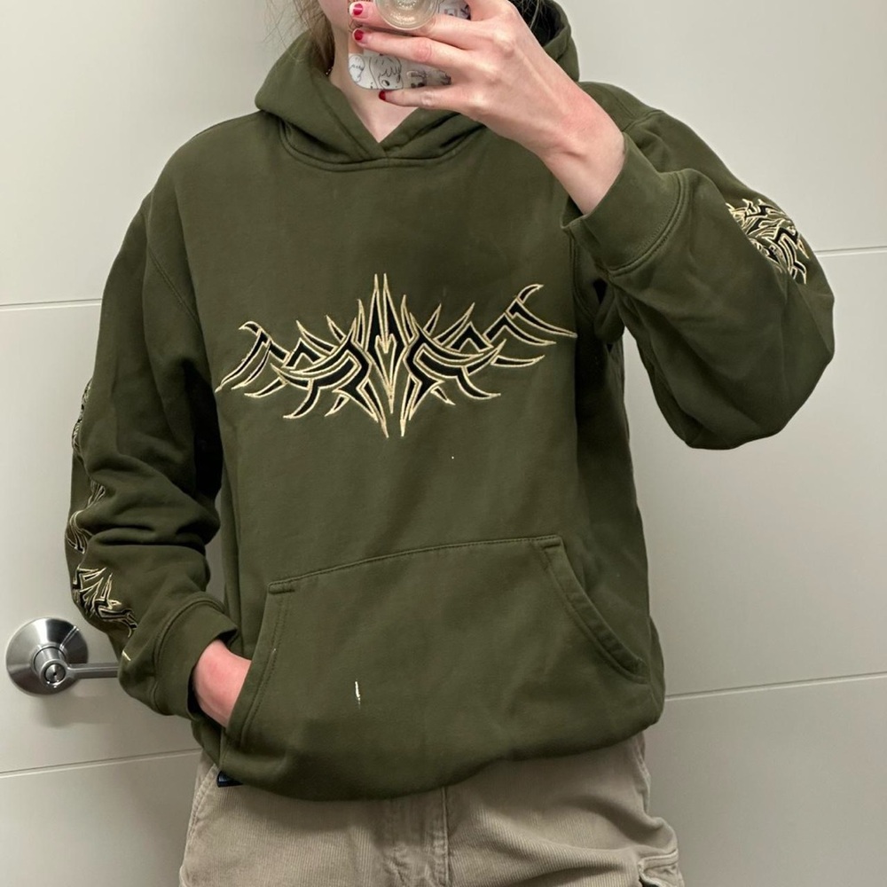 Vintage 90s tribal hoodie by silver point